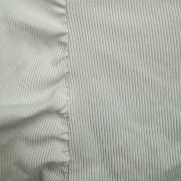 Aerie Ribbed White Full Coverage High Waisted Bikini Bottoms Size XXL - Picture 2 of 7